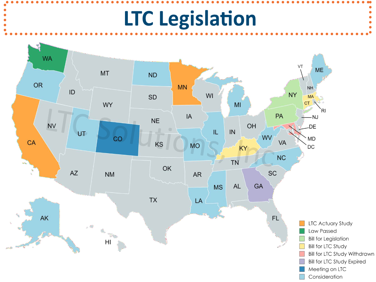 LTC Legislation Heatmap